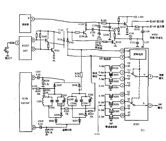 彩电伴音解调系统电路 第2张