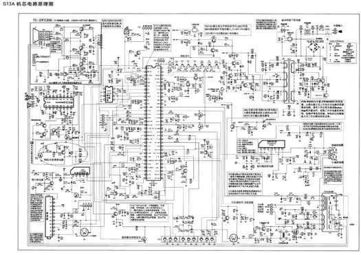 TCL乐华N21B6JB彩电（PTMA8873 S13A机芯）电路原理图