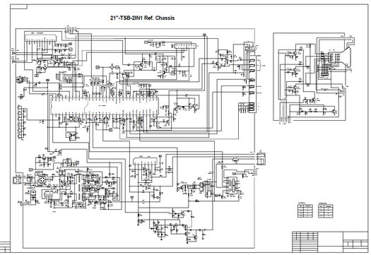 海尔25T9D彩电（8873 21FA11-AM）电路原理图