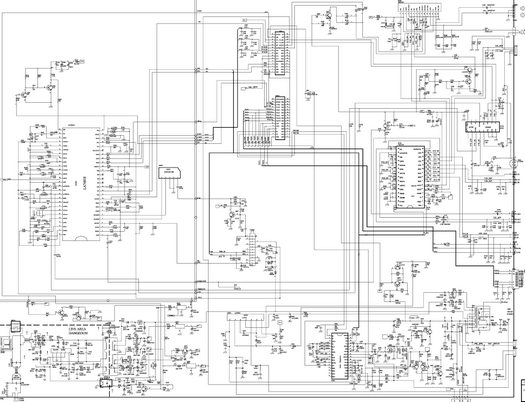 海尔29F5D-TA彩电（LA76818）电路原理图
