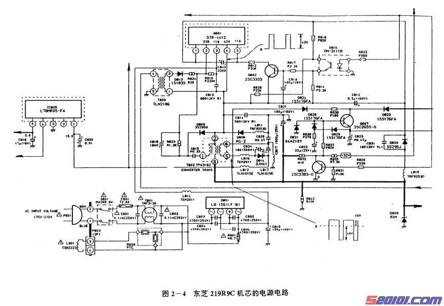 东芝219R9机芯系列21英寸彩电原理及维修(图) 第1张