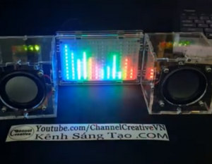 自制乐谱LED闪光扬声器放大器