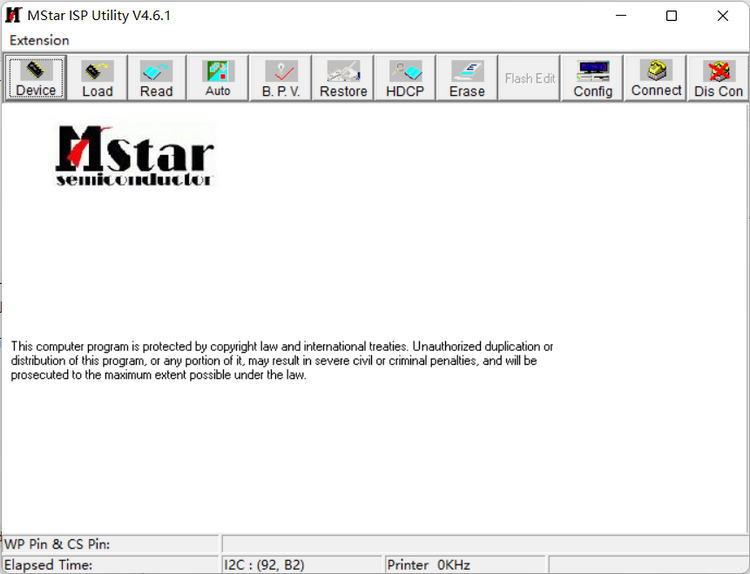 Mstar ISP Utility V4.6.1（MSTAR928）