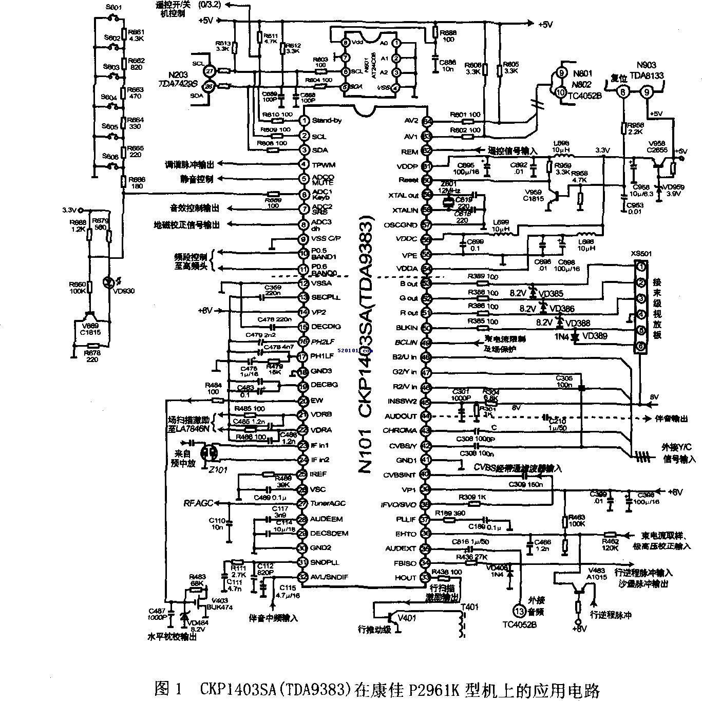 康佳P2961K彩电开机几秒种后自动关机，指示灯亮 第1张