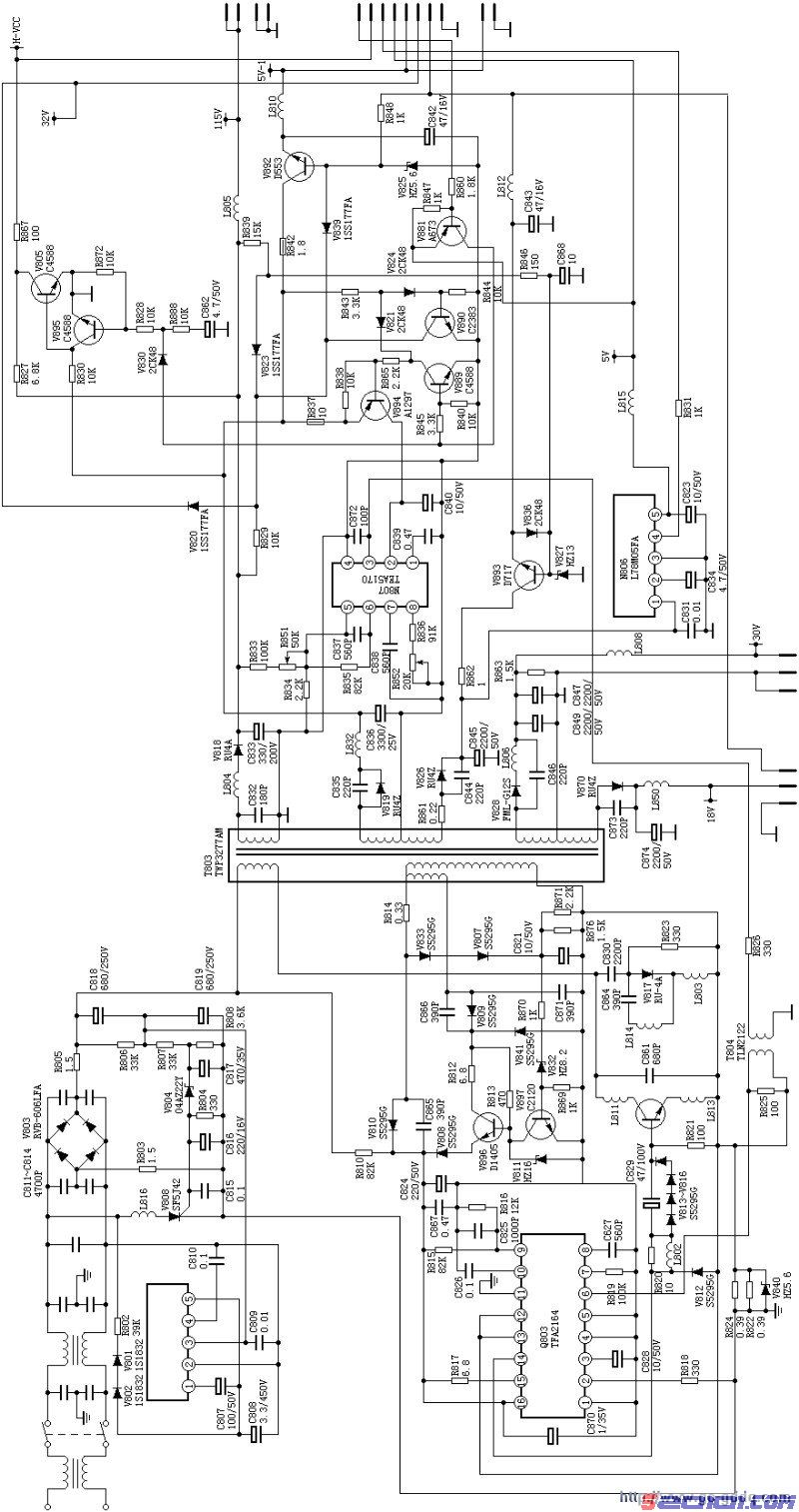 金星C7428彩电开关电源介绍 第1张