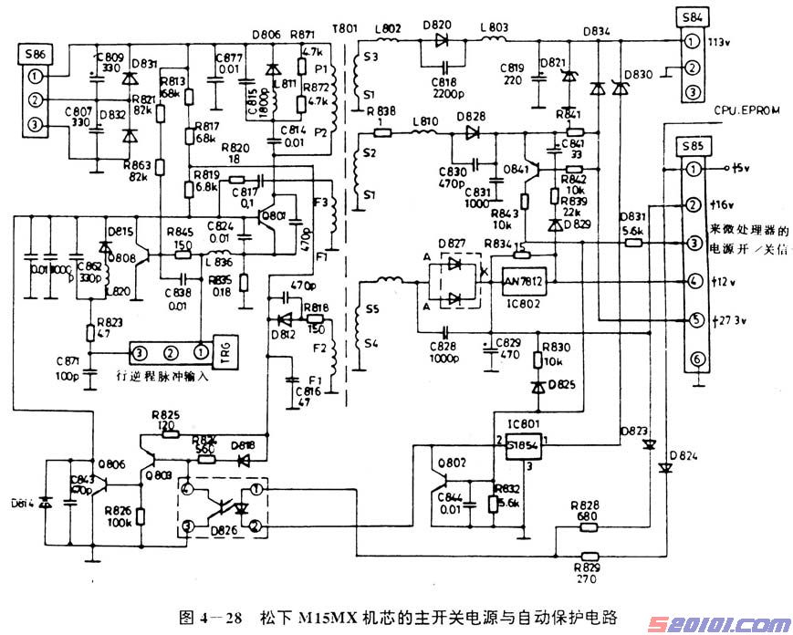 松下M15MX机芯系列29英寸新画王彩电原理与维修(图) 第2张