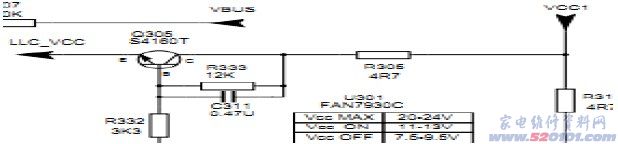 TCL L48E5000-3D电视(电源板:PE421C5)不开机故障检修（图） 第1张