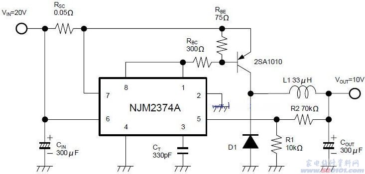 Njm2150 схема включения