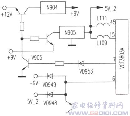 康佳P2961S彩电频繁开关机故障检修 第1张