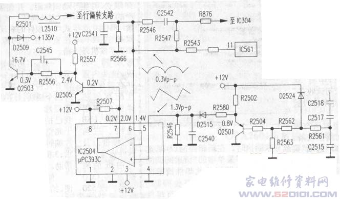 索尼ＫＶ－Ｌ３４ＭＦ１彩电枕形失真故障检修 第1张